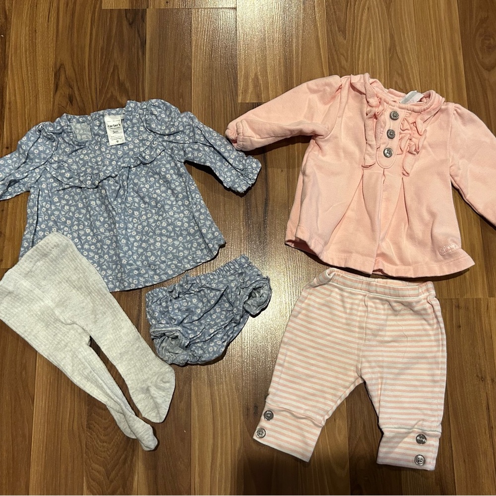 Baby girl fall/winter outfit sets